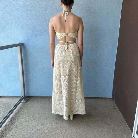 Jonathan Simkhai Georgiana Crochet Cover Up Dress - Picture 3 of 7